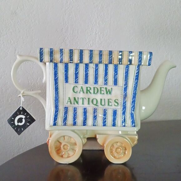 England Woodmanton Tea  vintage Paul Cardew signed Antiques Teapot decor - Picture 2 of 12